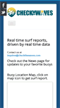 Mobile Screenshot of checkthewaves.com